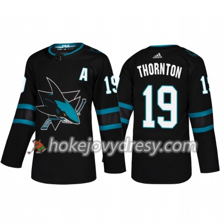 Pánské Hokejový Dres San Jose Sharks Joe Thornton 19 Alternate 2018-2019 Adidas Authentic